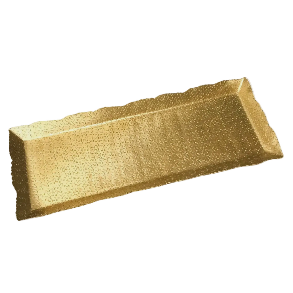 Gold Hammered Cutting Tray