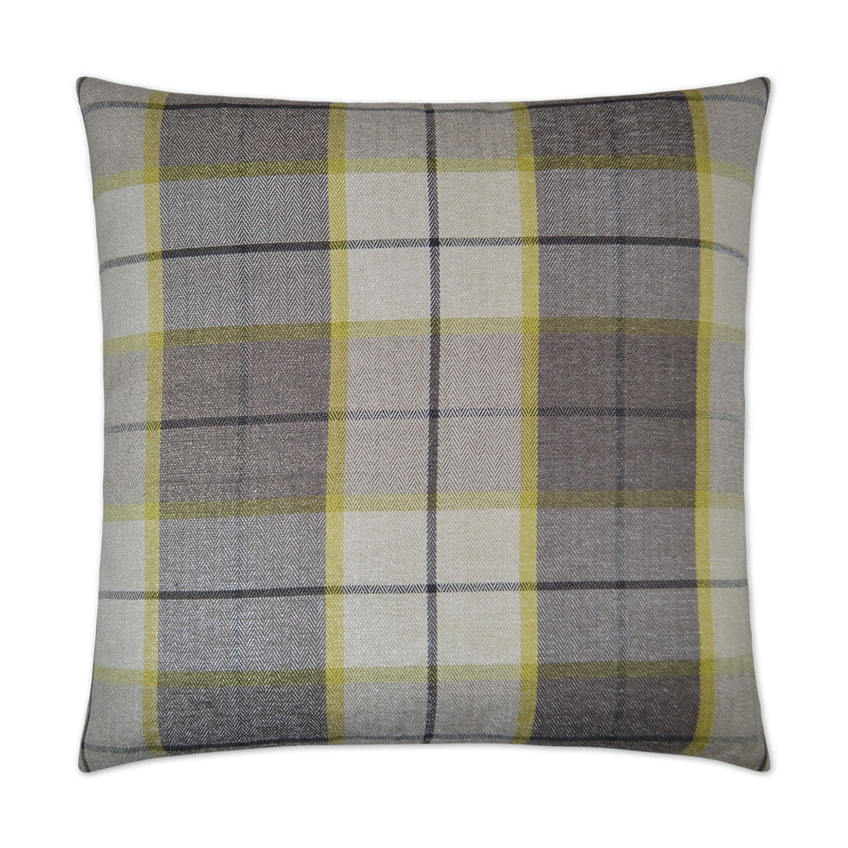 Penn Plaid Citrus Pillow | 24" x 24"