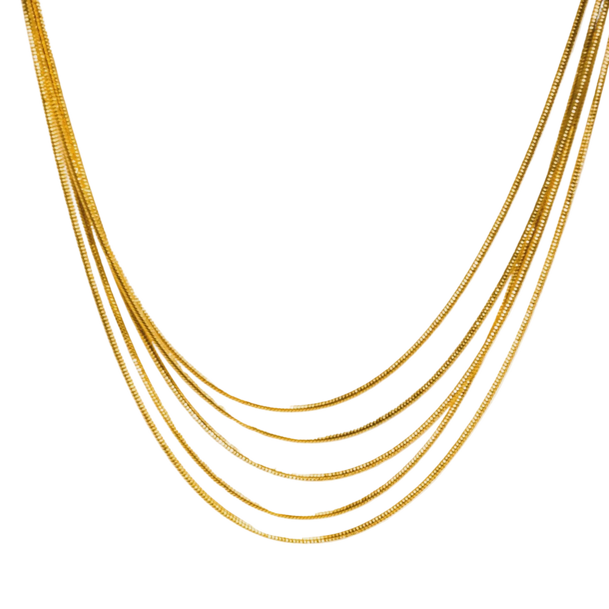 Parie 18K Gold Layered Chain Necklace