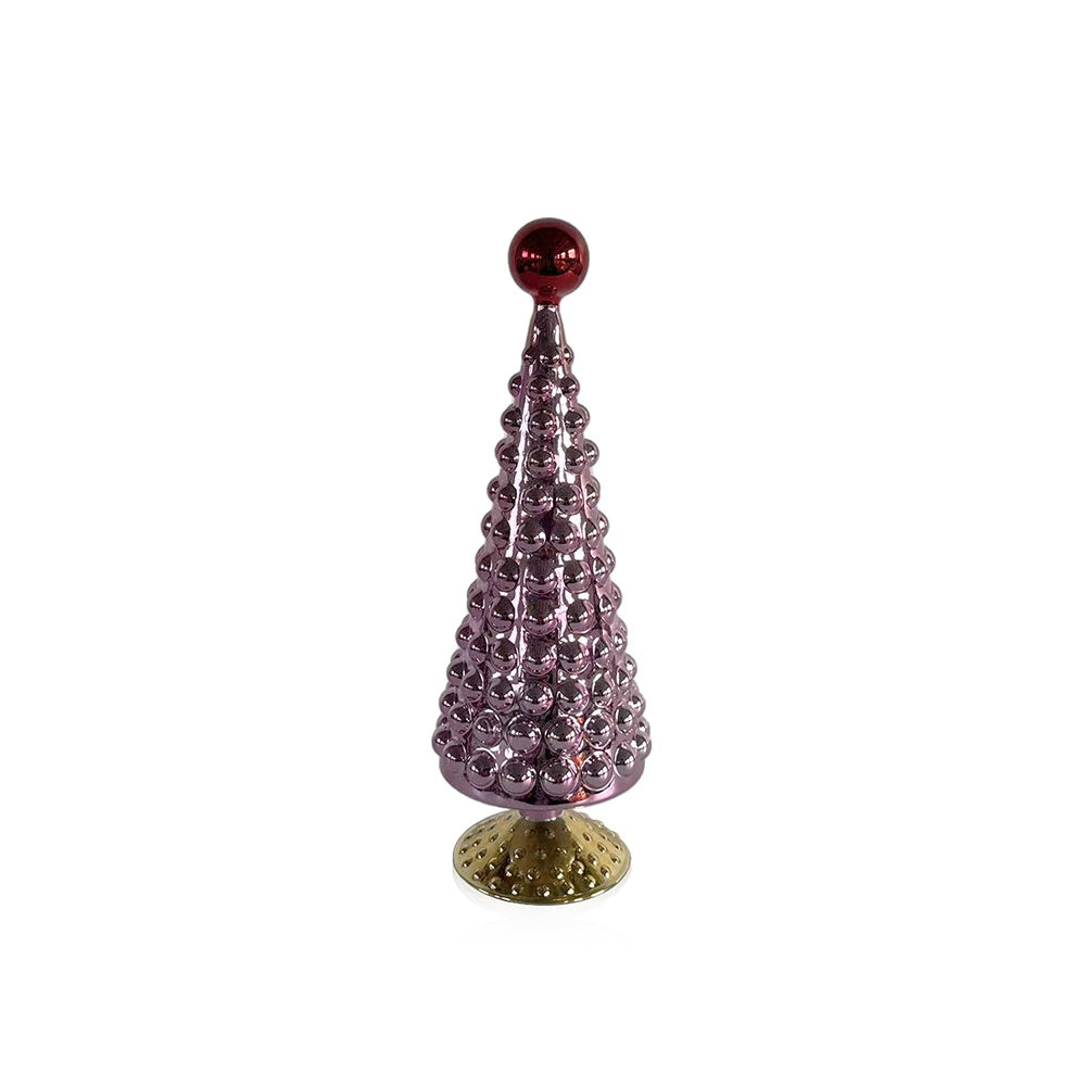 12" Hobnail Pink Tree