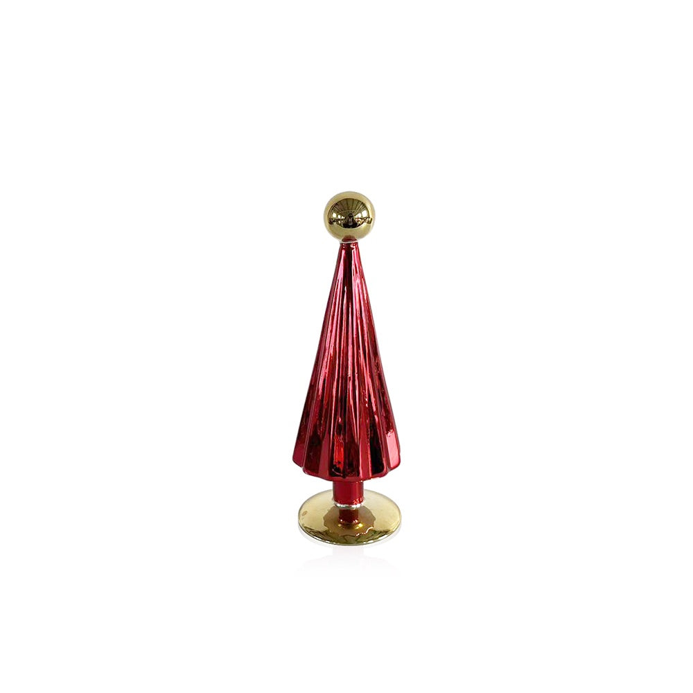 10" Red & Gold Tree