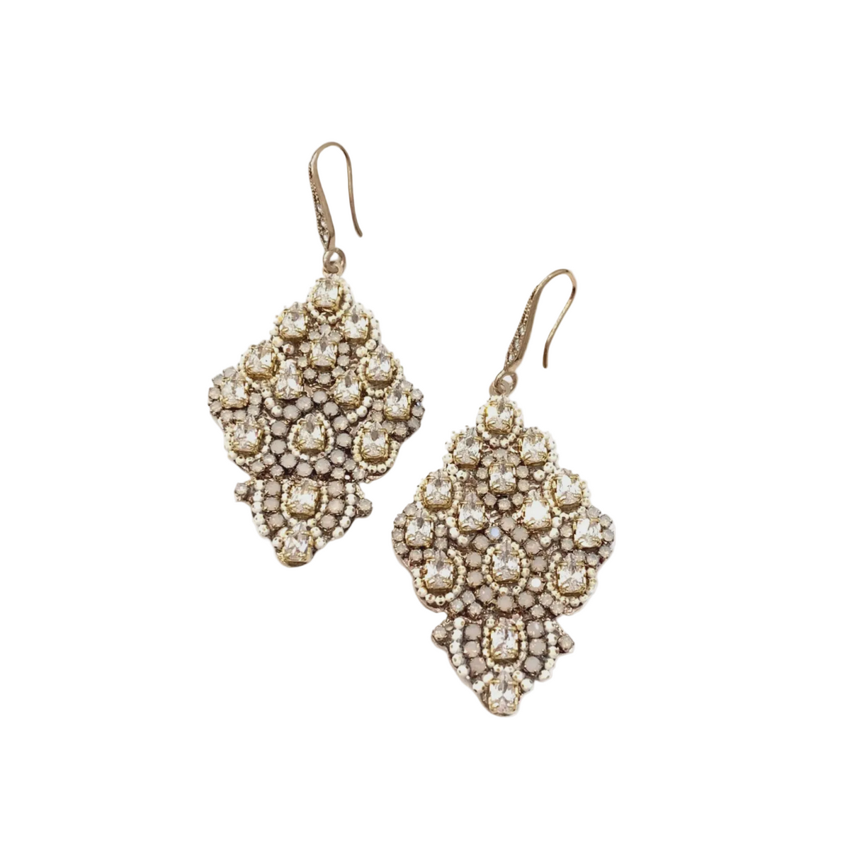 Victoria Drop Earrings | Ivory