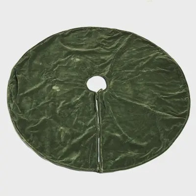 Velvet Tree Skirt – Sage Green