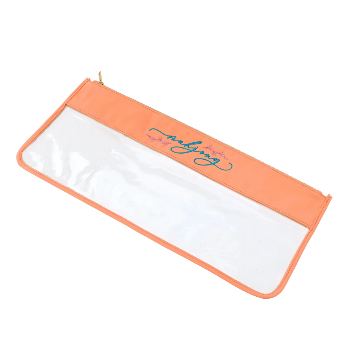 Peach Script Mahjong Bag