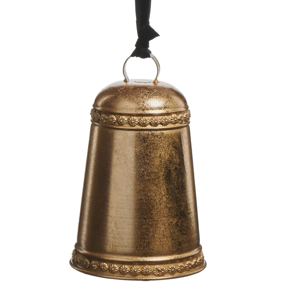 9.5" Gold Bell Ornament