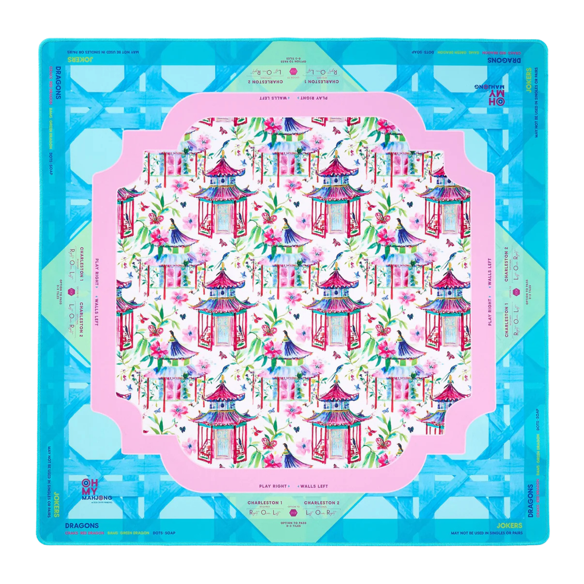 Lorelei Mahjong Mat in Tube