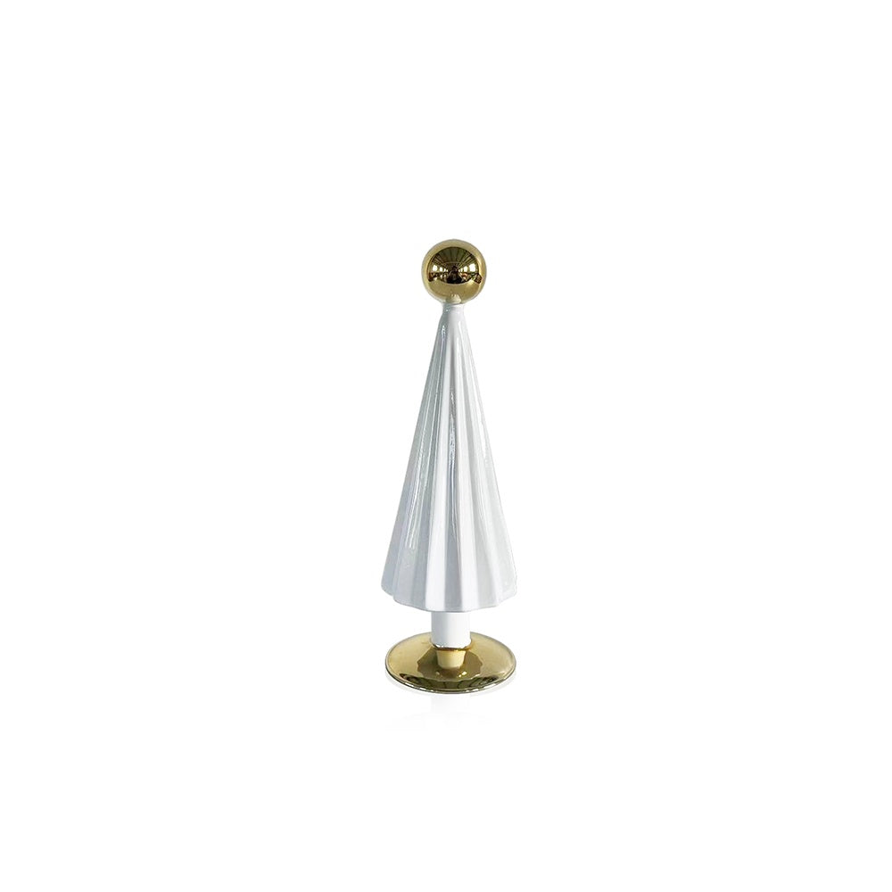 10" White & Gold Tree