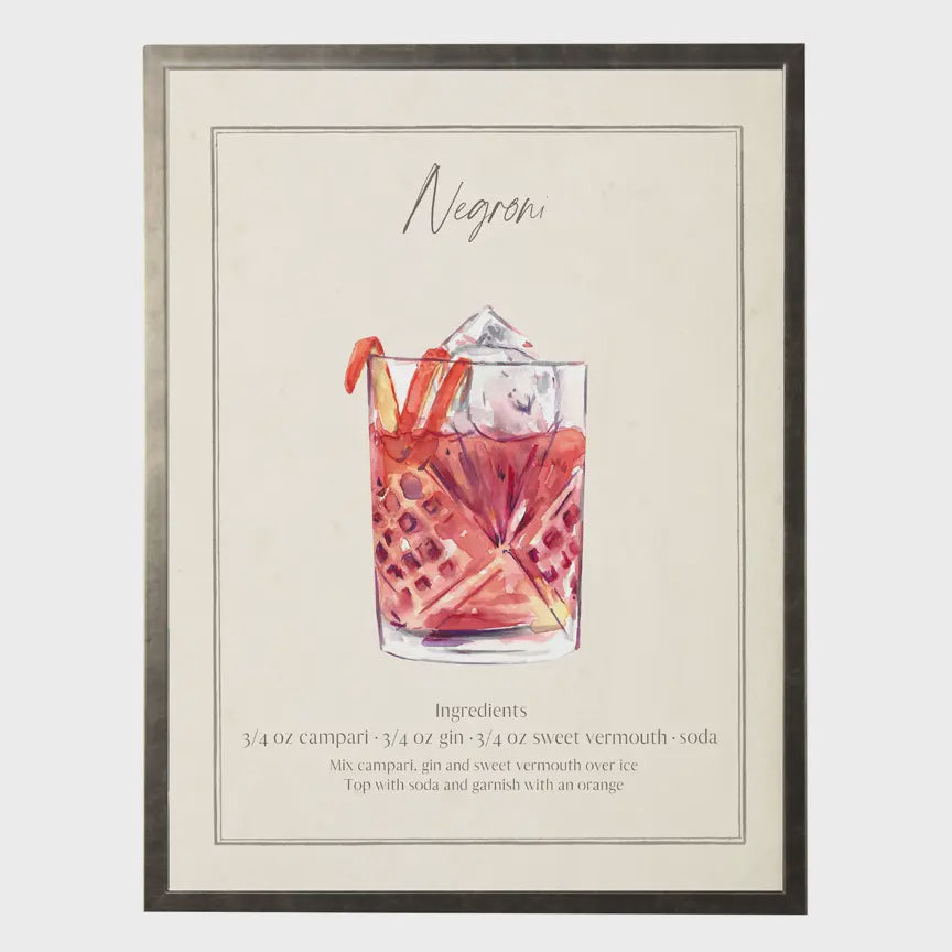 8 x 10 Negroni Art