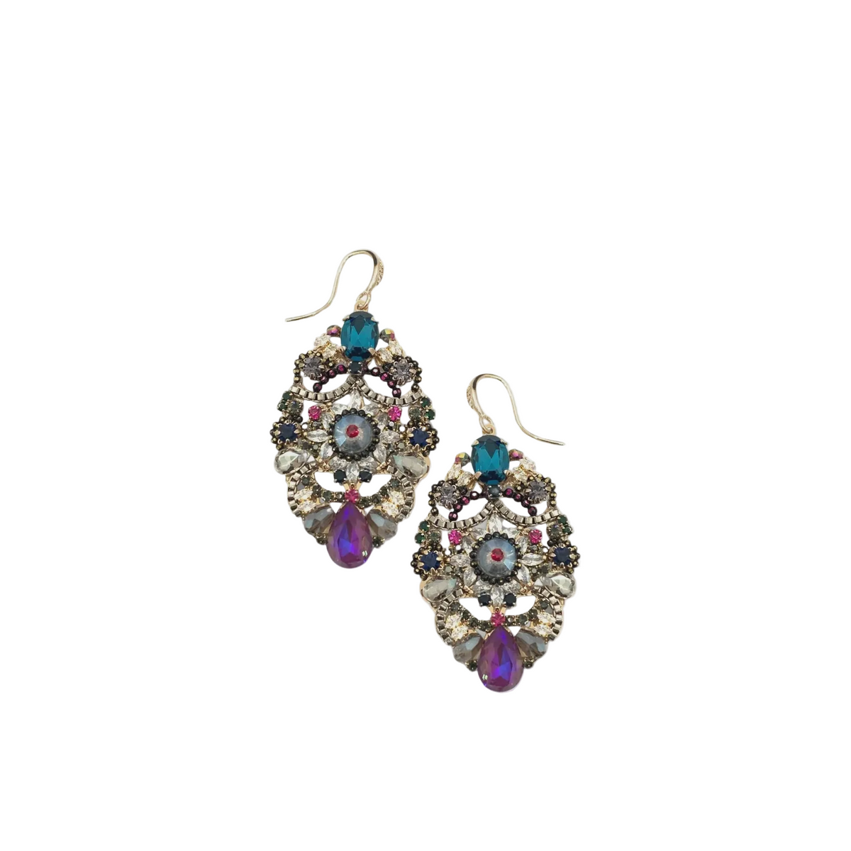 Isabella Drop Earrings | Amethyst