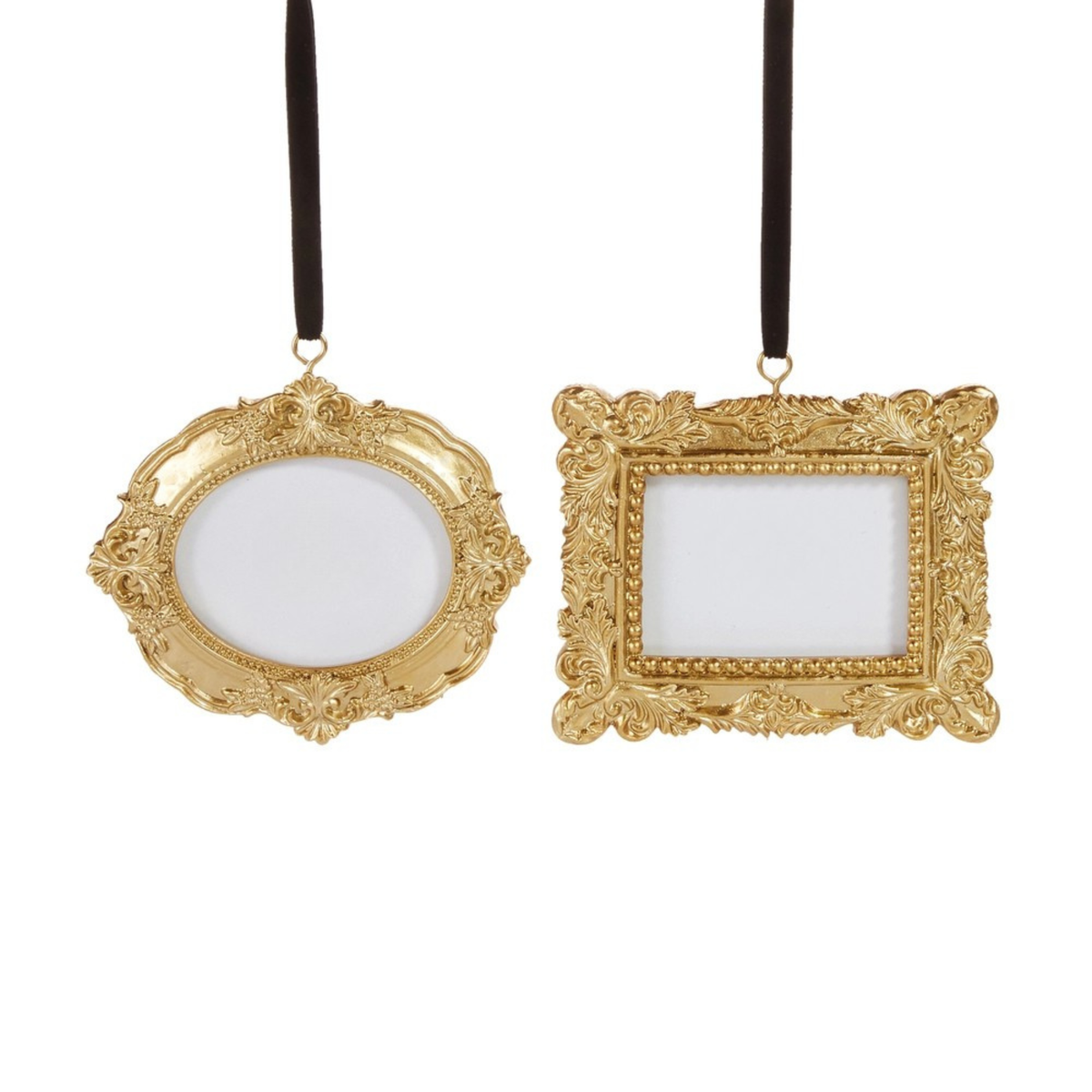 6" Vintage Photo Frame Ornament - 2 Options