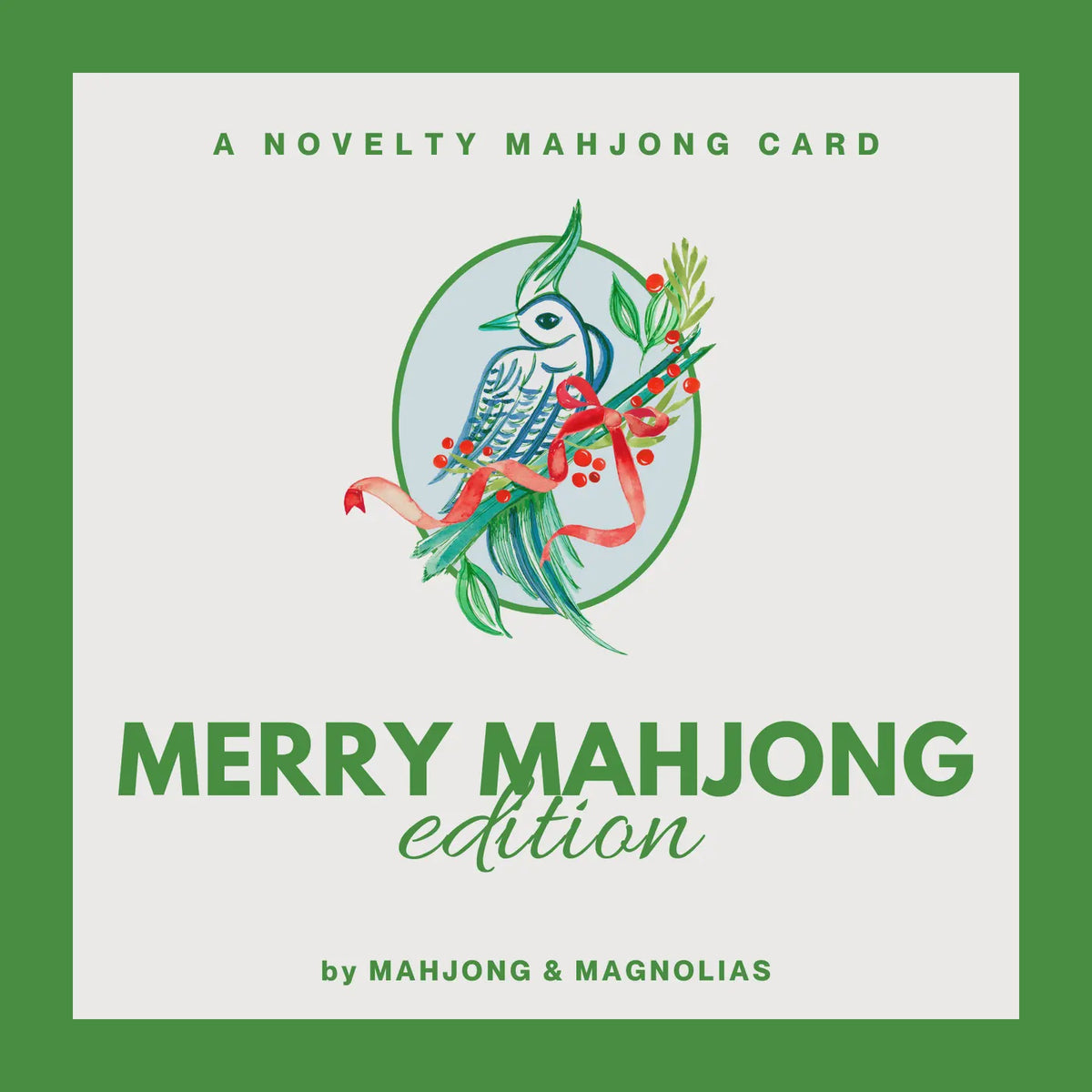 Merry Mahjong: Novelty Mahjong Playing Card