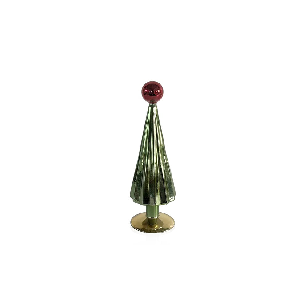 10" Green & Red Tree