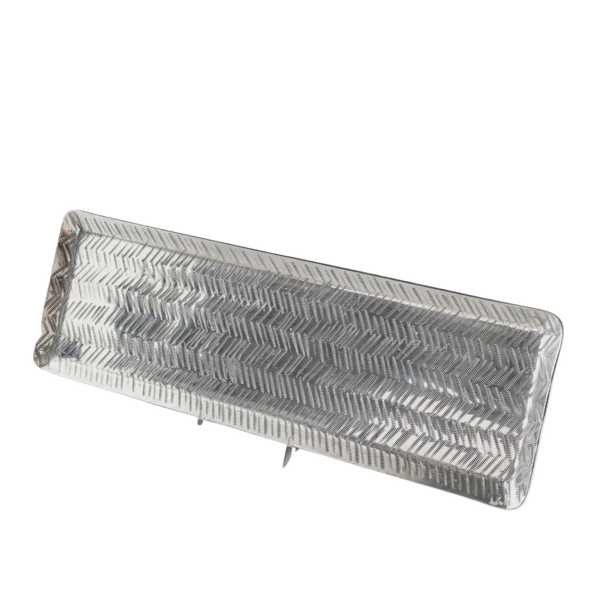 Zig-Zag Aluminum Tray