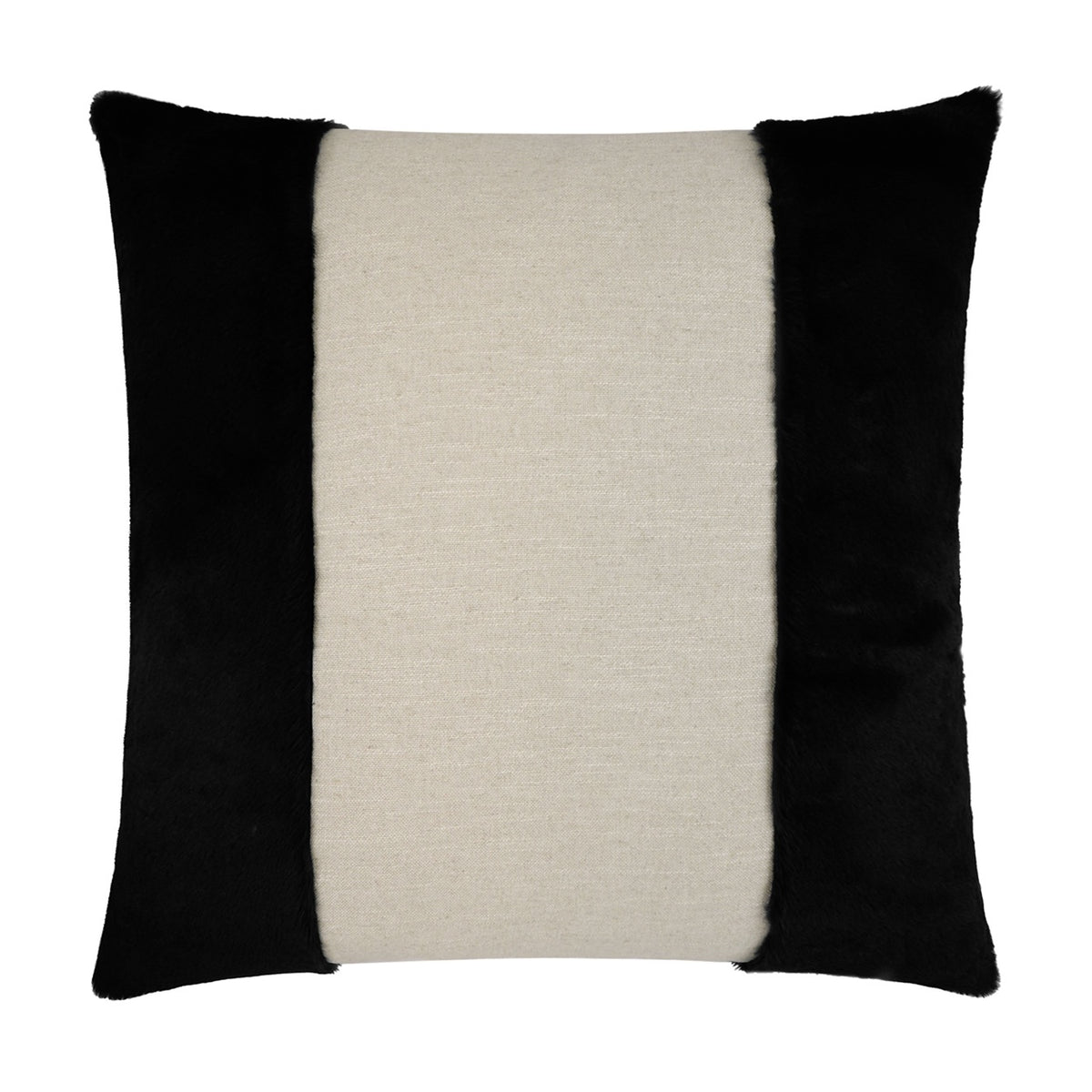 Courchevel Black Pillow | 22" x 22"