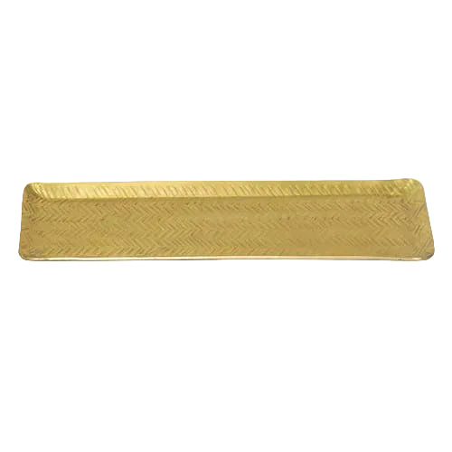 Zig Zag Hammered Long Tray
