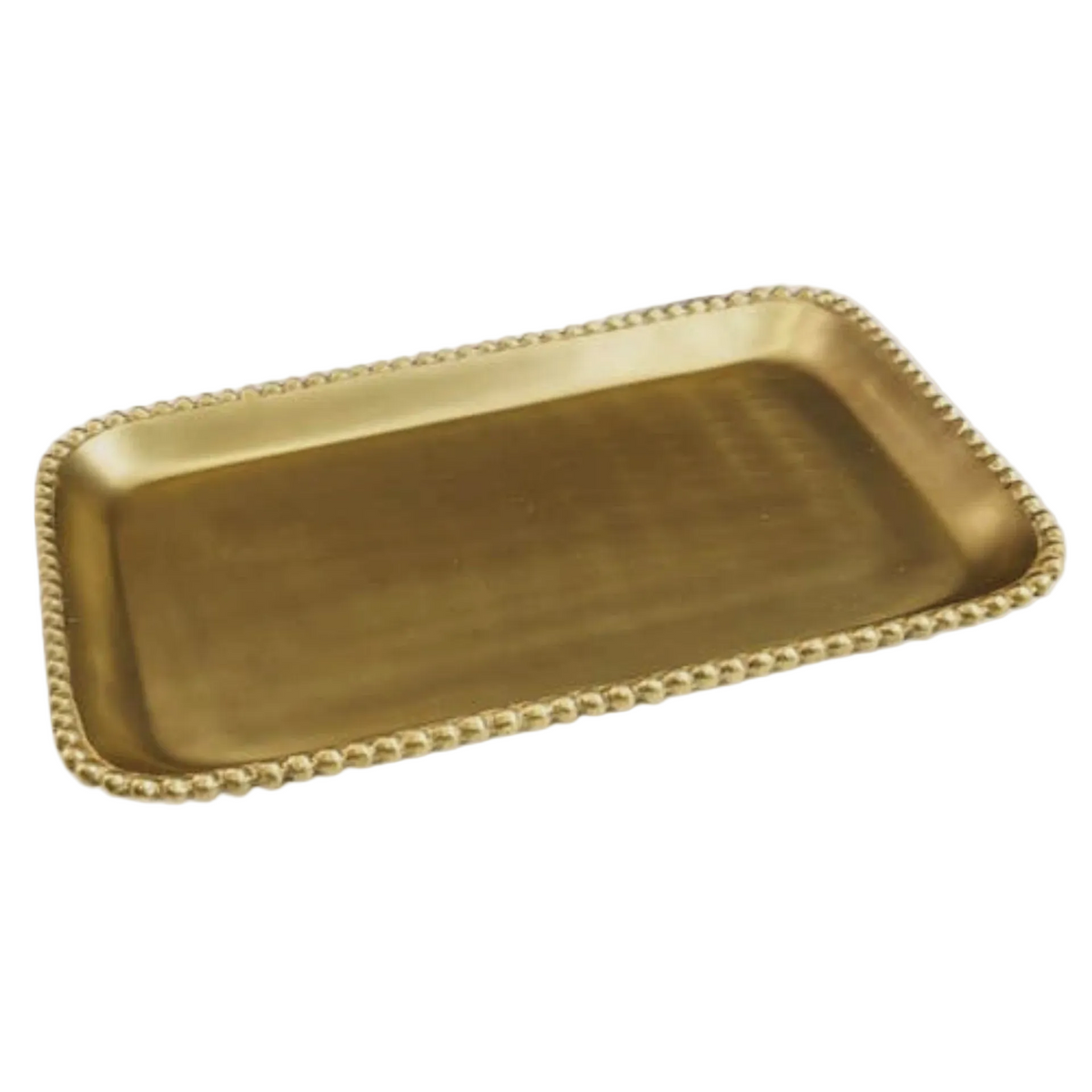 Gold Beaded Tray