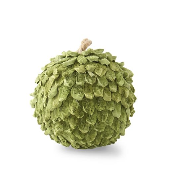 4.25" Green Petal Leaf Ball