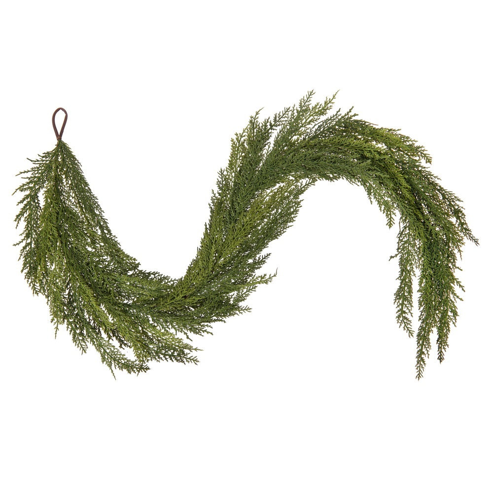 72" Green Cedar Garland