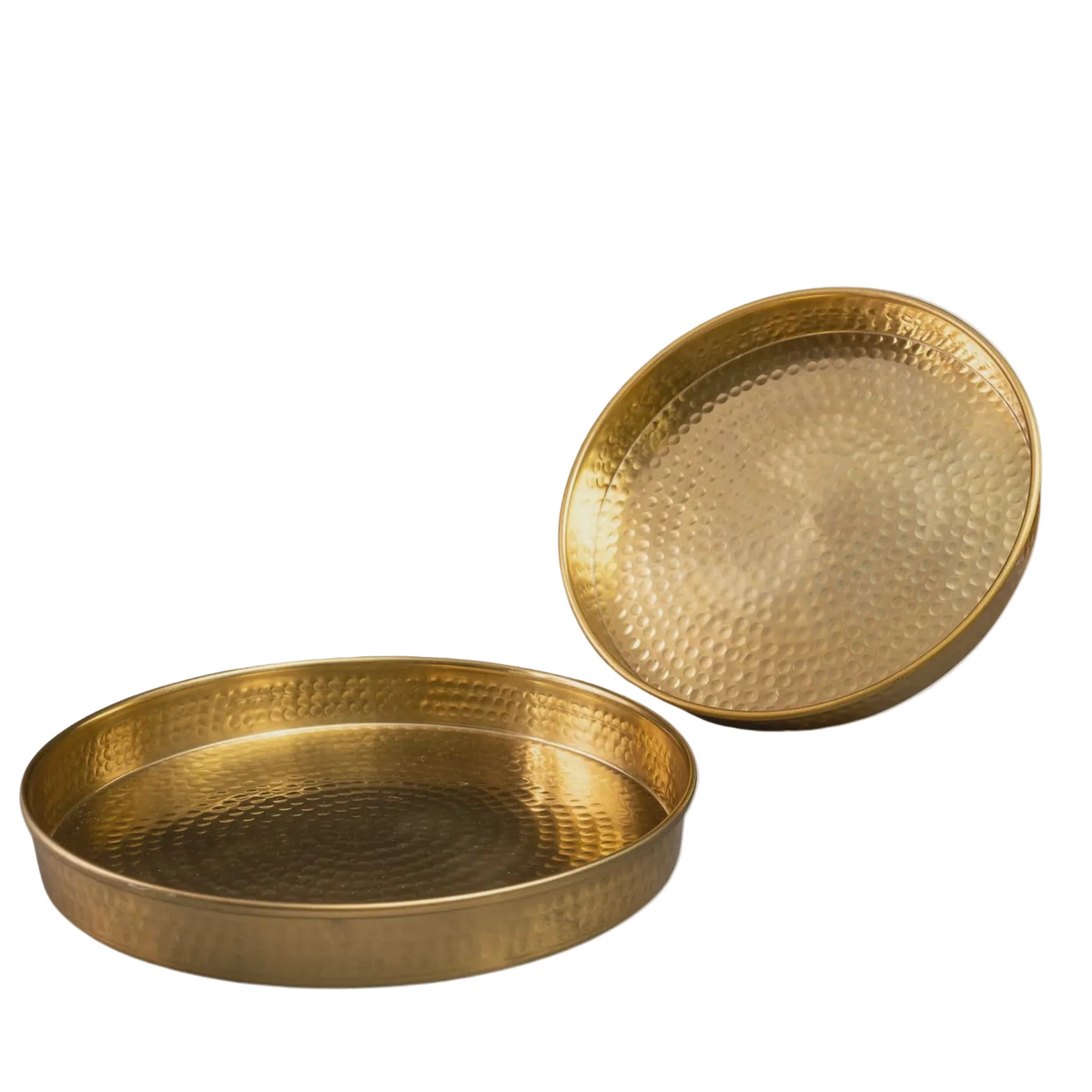 Gold Hammered Tray – Available in 4" or 12"