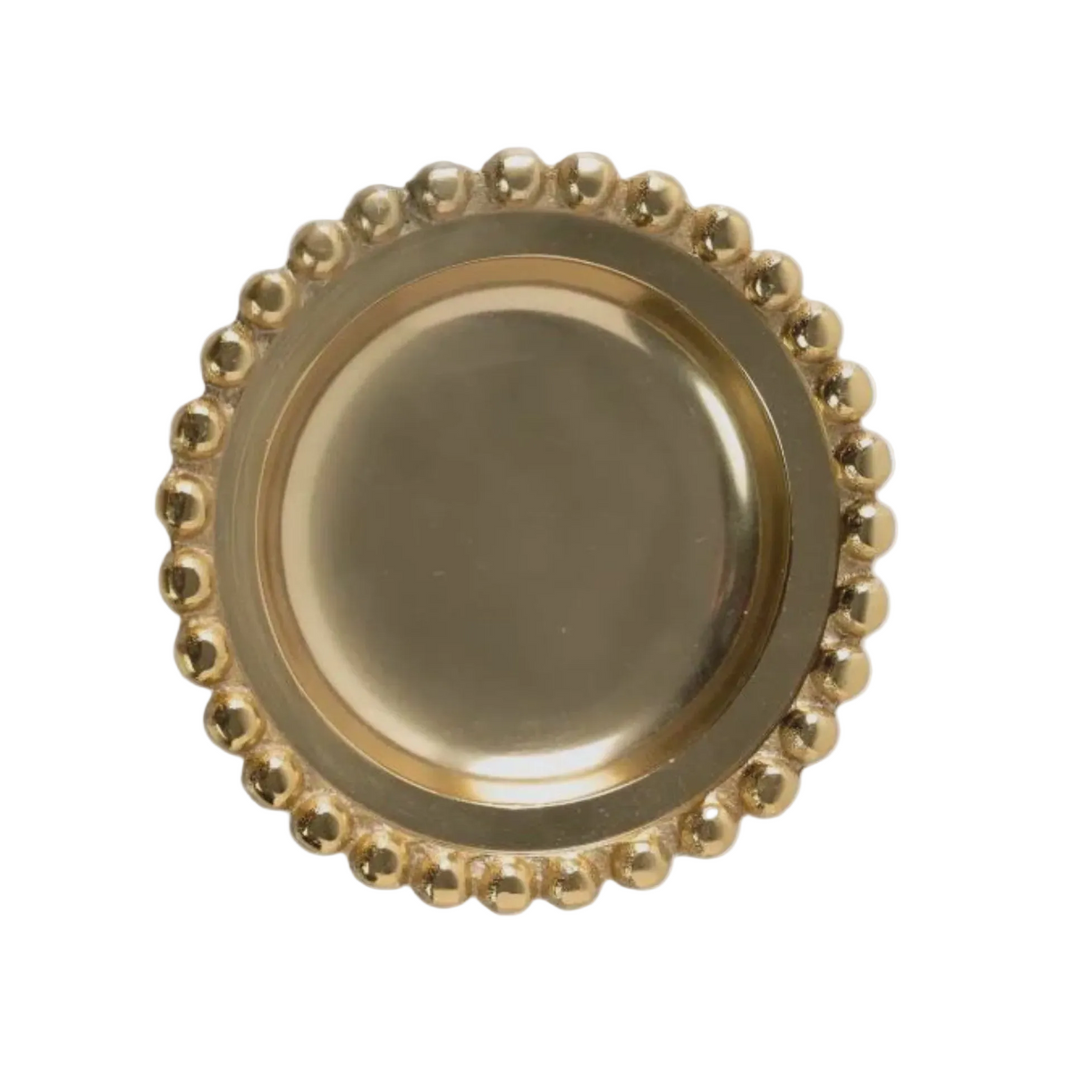 Gilded Beaded Plate