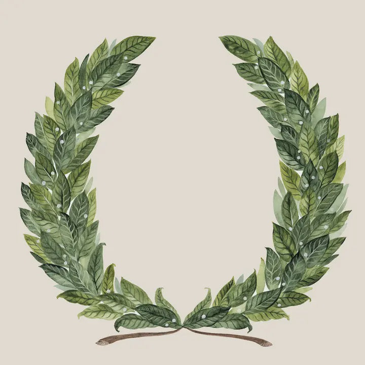 Laurel Wreath Cocktail Napkin
