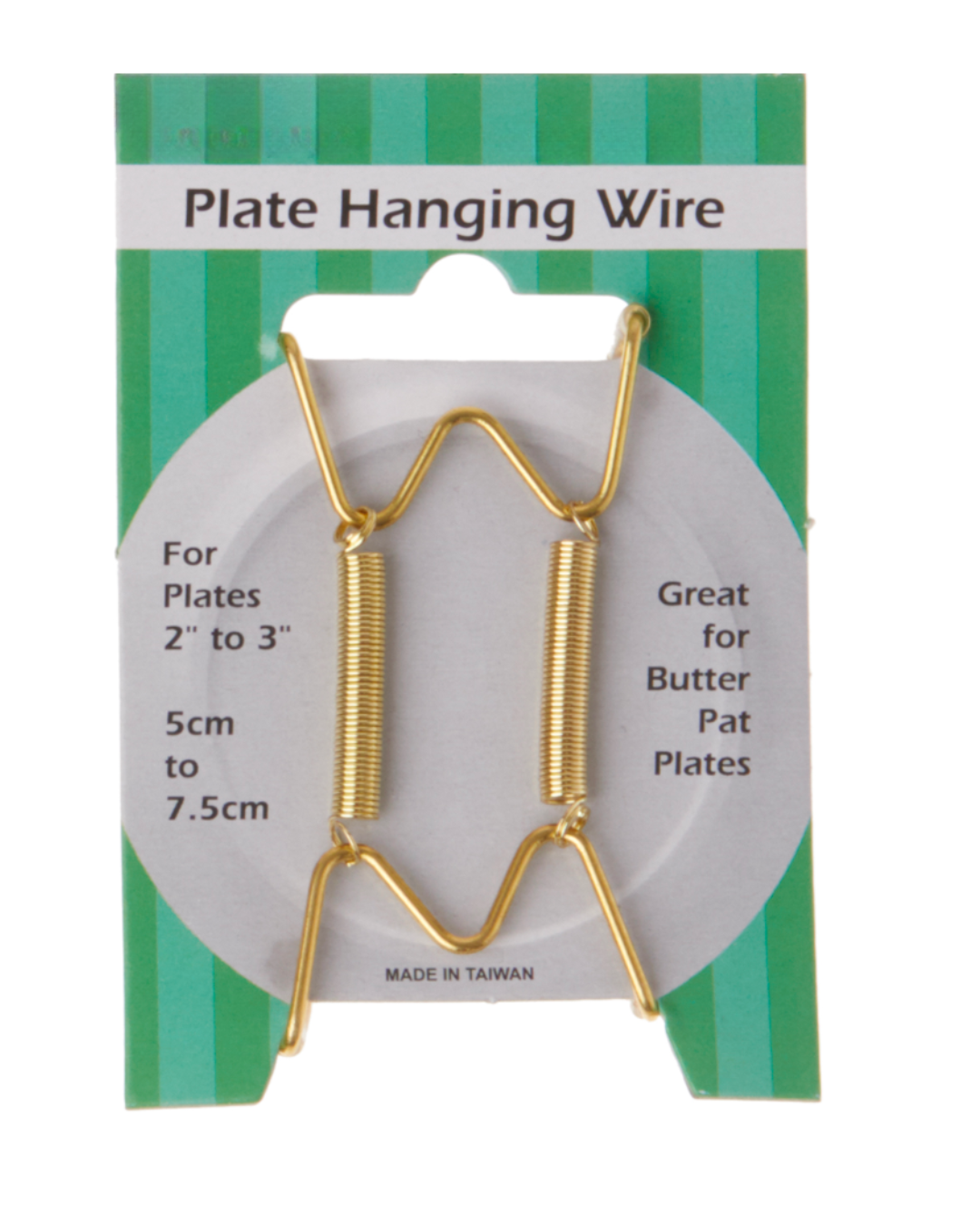 Gold Wall Mountable Plate Hanger (2"-3" plates)