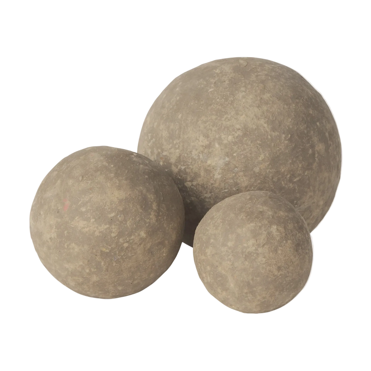 Sunita Grey Paper Mache Orbs | 3 sizes