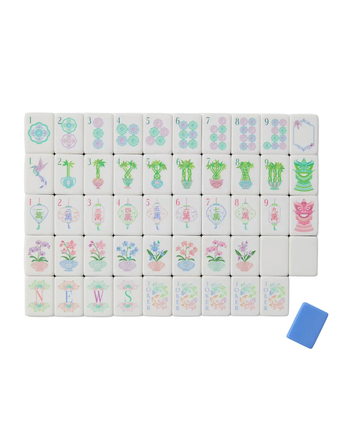 Moonlight Mahjong Tiles