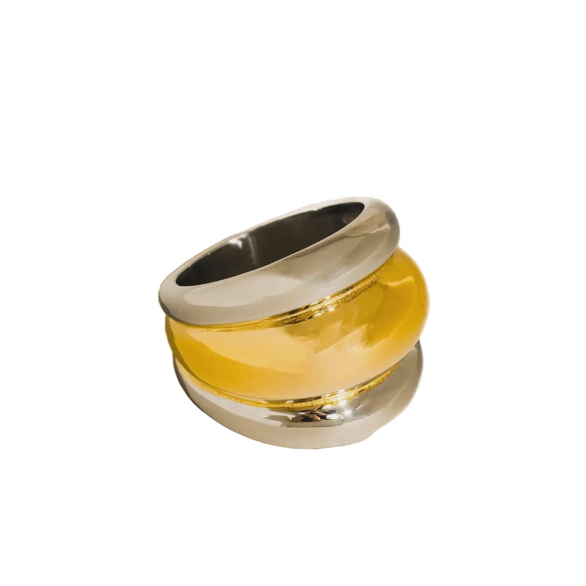 Bianca Mixed Metal Statement Ring