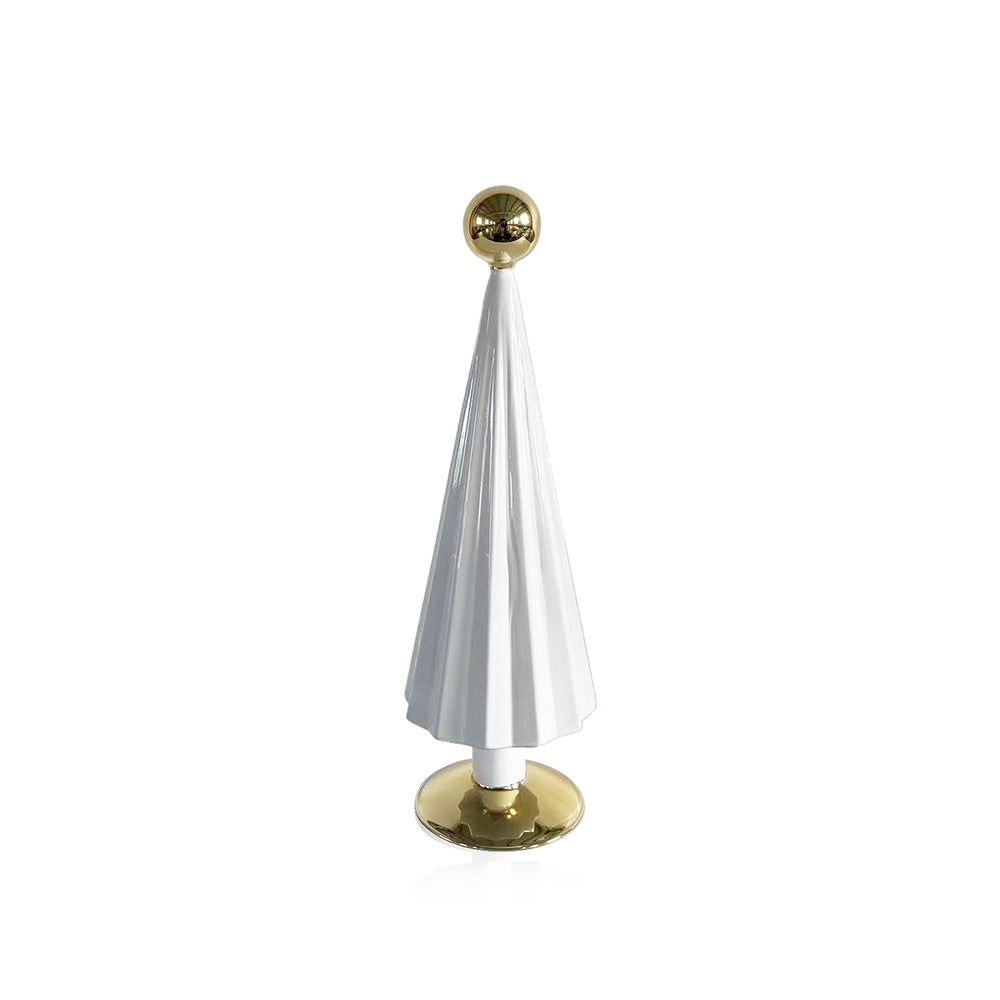 12" White & Gold Tree