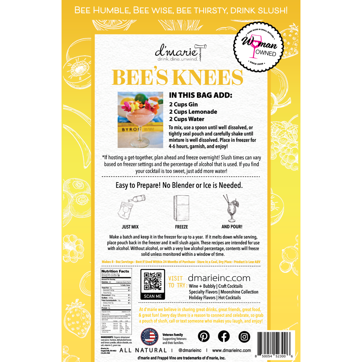Bee’s Knees Drink Mix