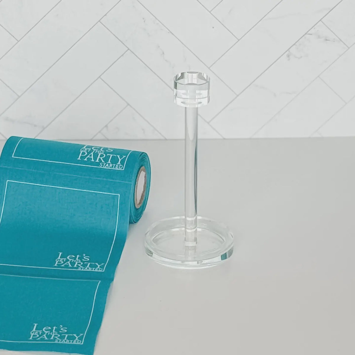 Glass Stand | For Cocktail Size Napkin Rolls