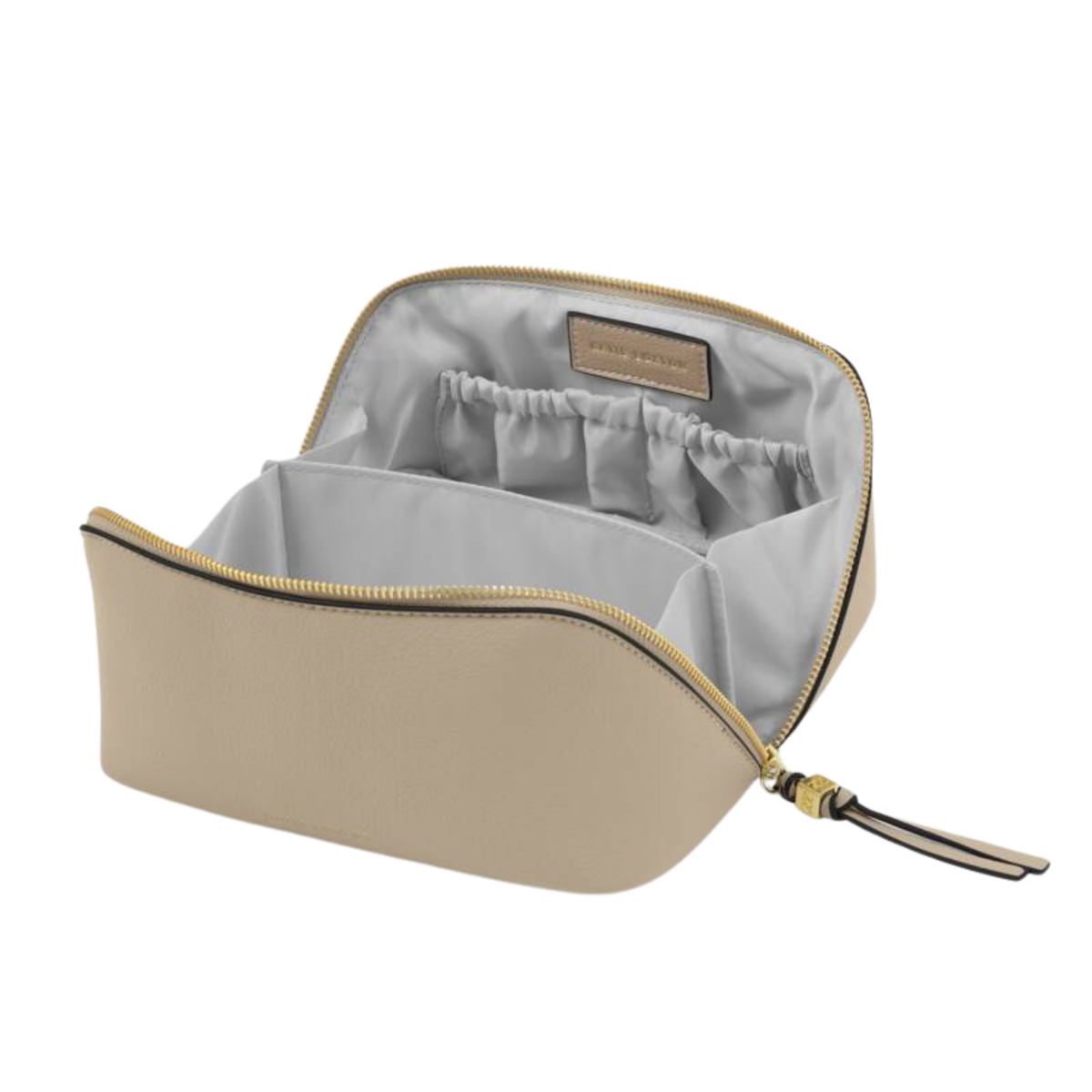 Taupe Medium Makeup & Toiletry Bag
