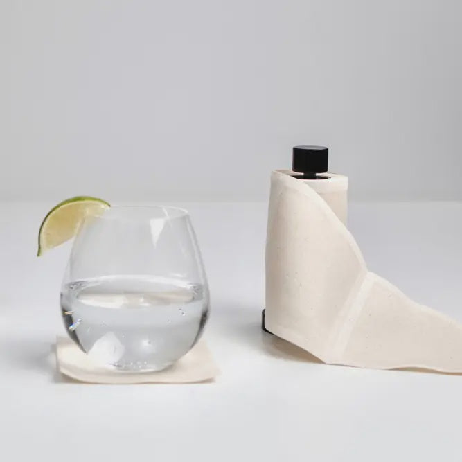 Sandalwood Disposable Cotton Cocktail Napkin Roll
