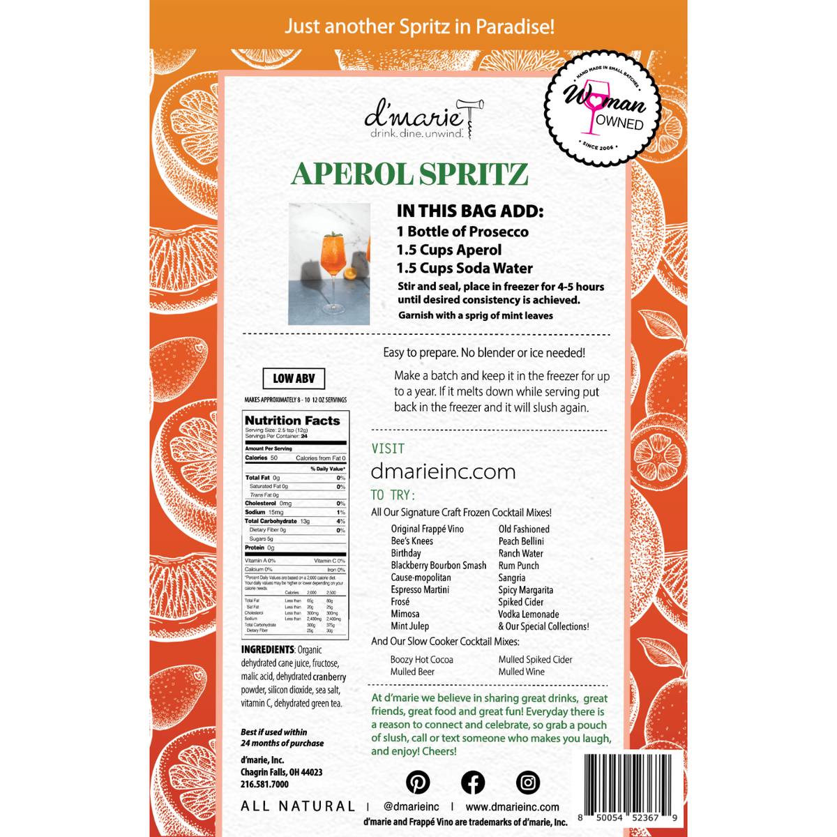 Aperol Spritz Drink Mix