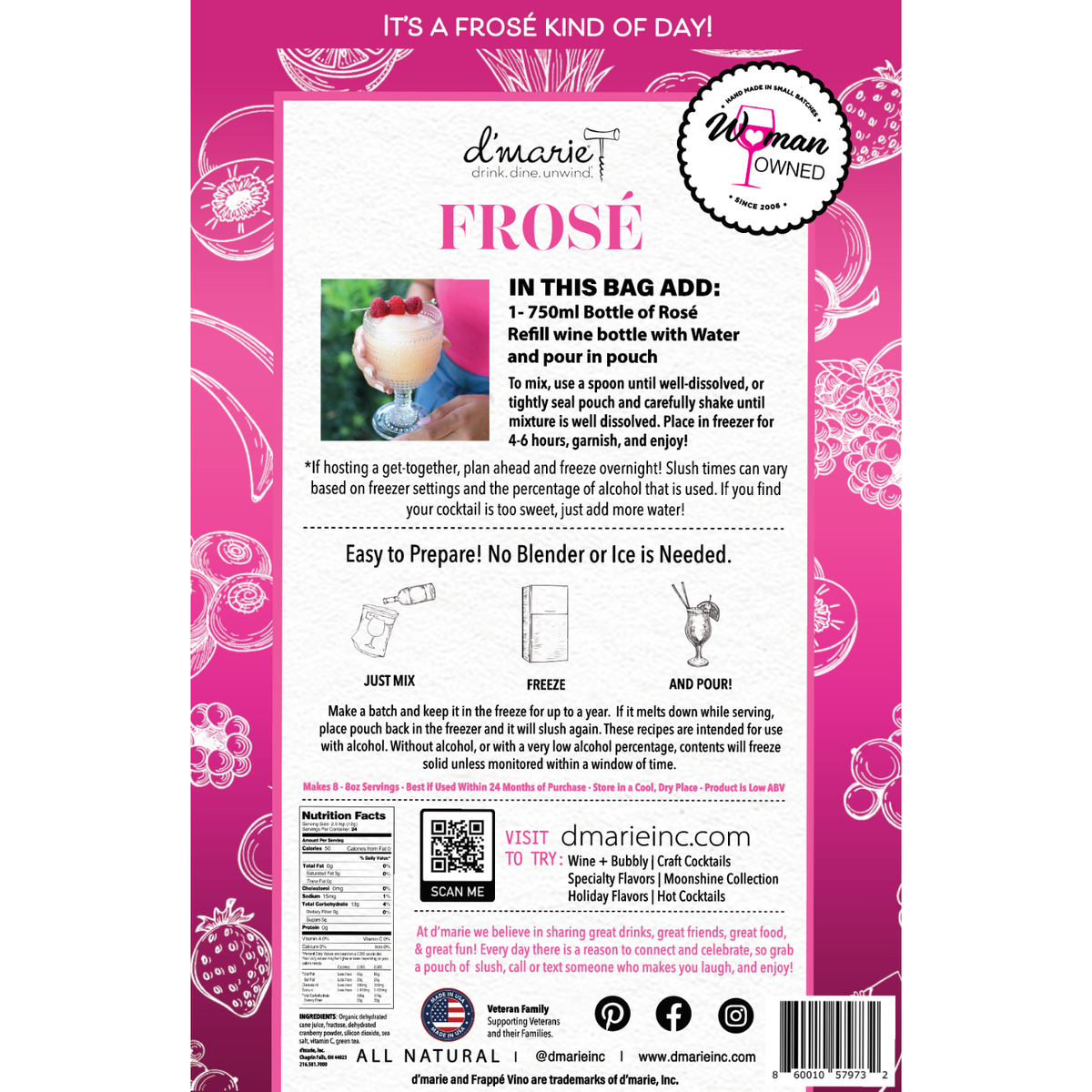 Frosé Drink Mix