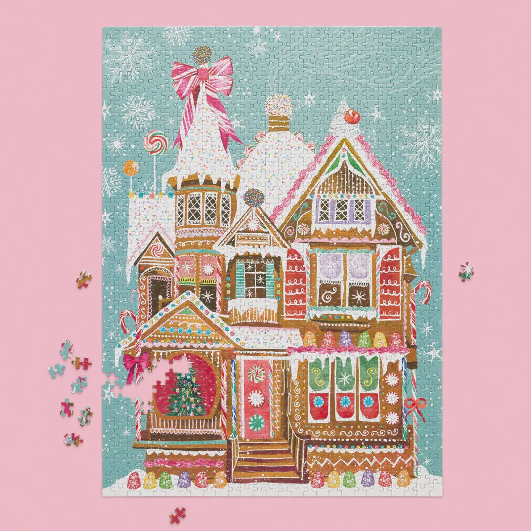 Gingerbread House 1000 Piece Christmas Puzzle