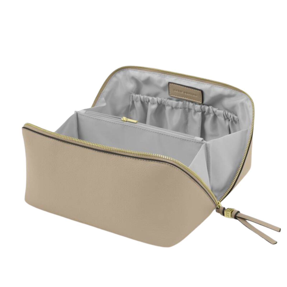 Taupe Large Makeup & Toiletry Bag