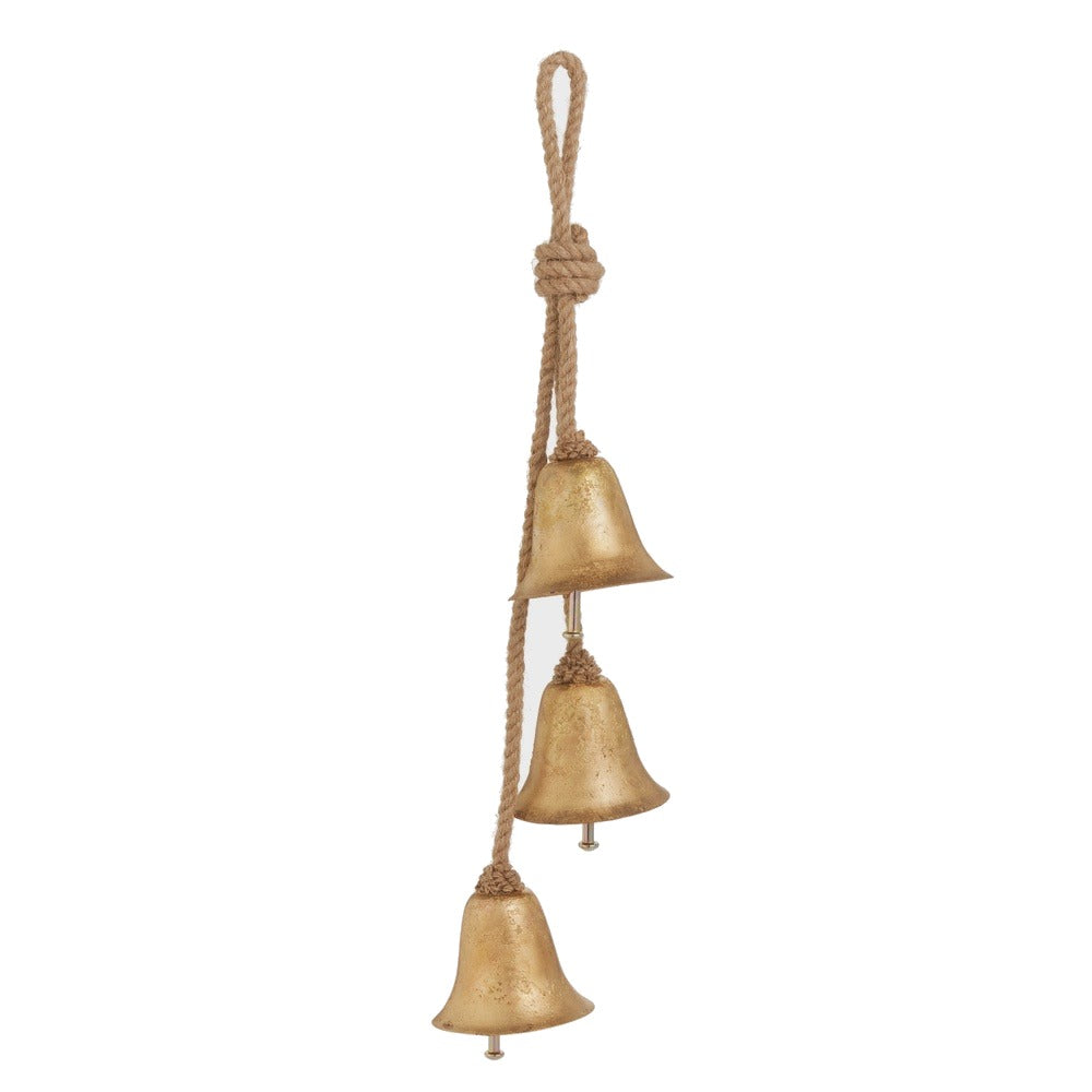 19" Gold Bell Cluster Ornament