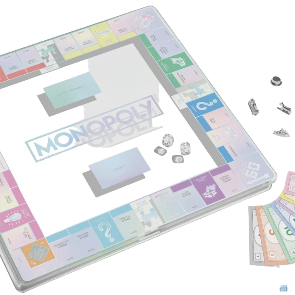Monopoly Aura Glass Edition – Premium Collector’s Set