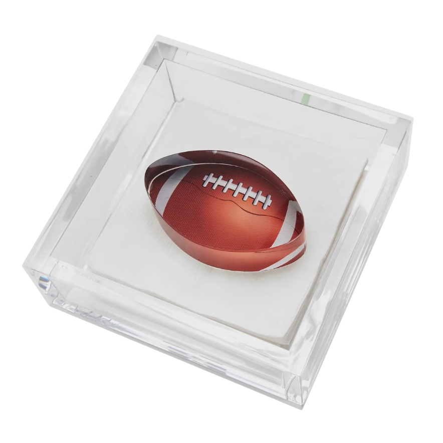 Weighted Cocktail Napkin Holder | Football
