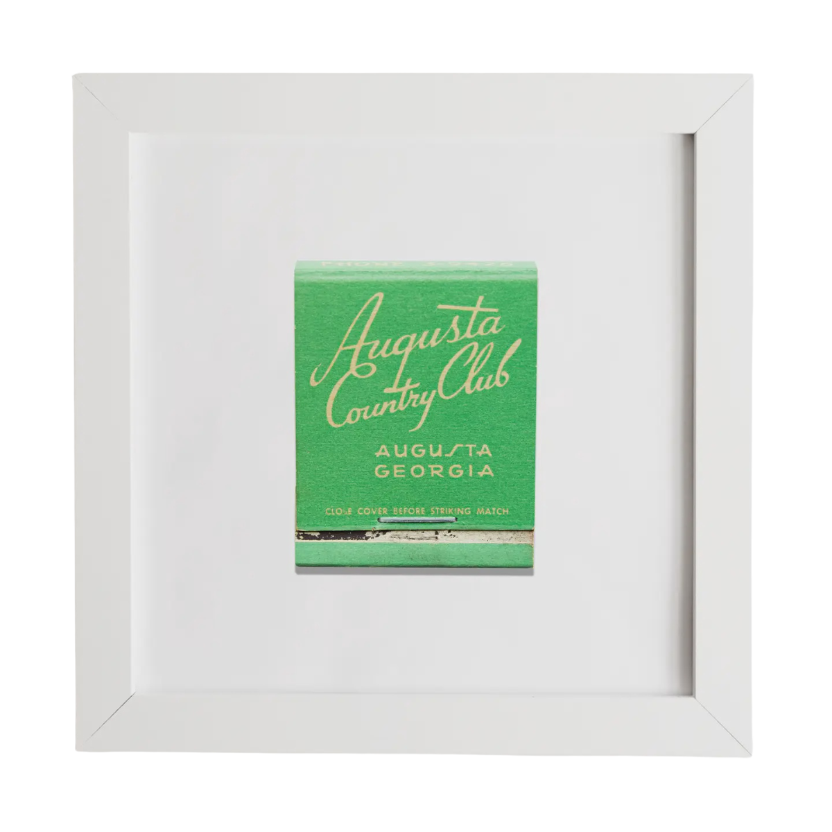 Augusta Country Club Matchbook Art