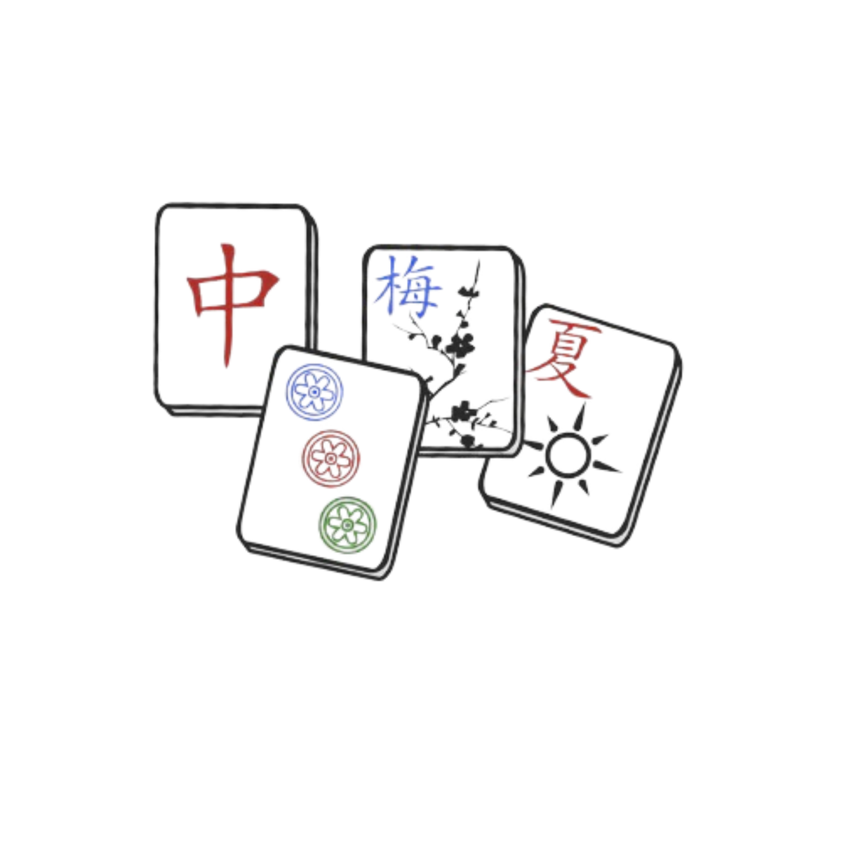 Mahjong Acrylic Napkin Weight