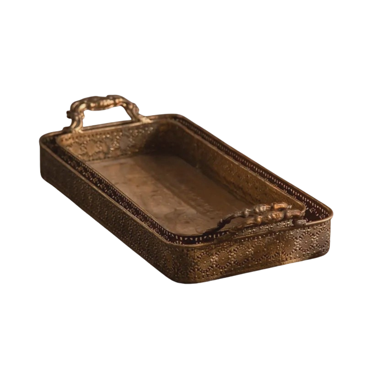 Ornate Vintage-Style Serving Tray | 2 Sizes Available