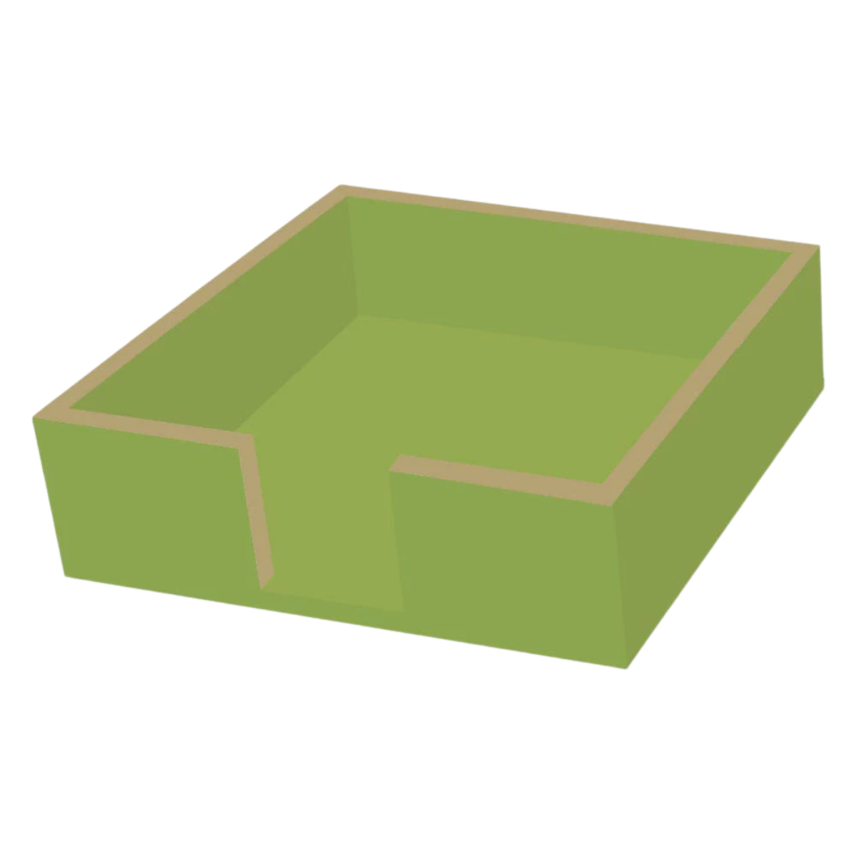 Napkin Caddy Wood | Moss