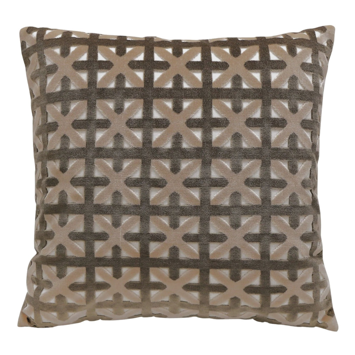 Casey Pillow Taupe | 22" x 22"