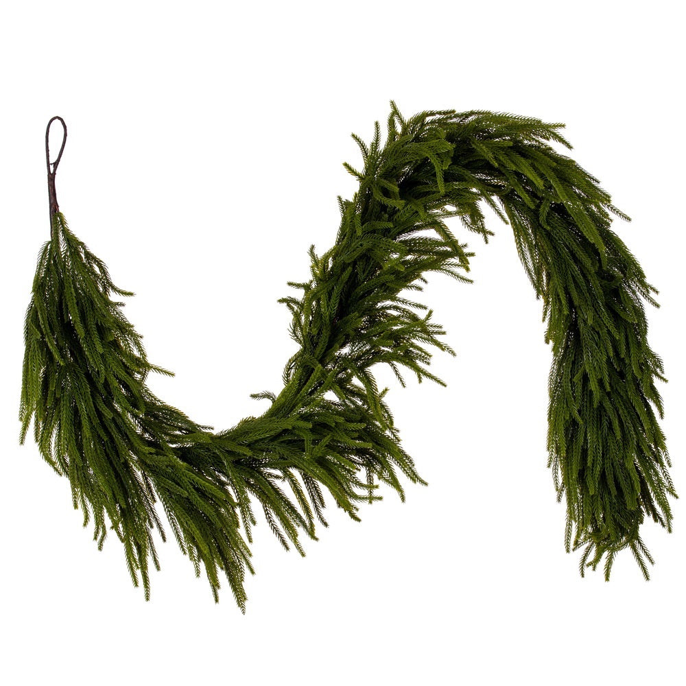 63" Green Norfolk Pine Garland