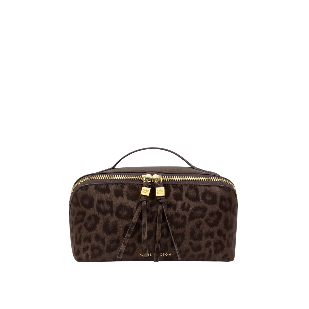 SOHO Medium Makeup Case | Chocolate Leopard