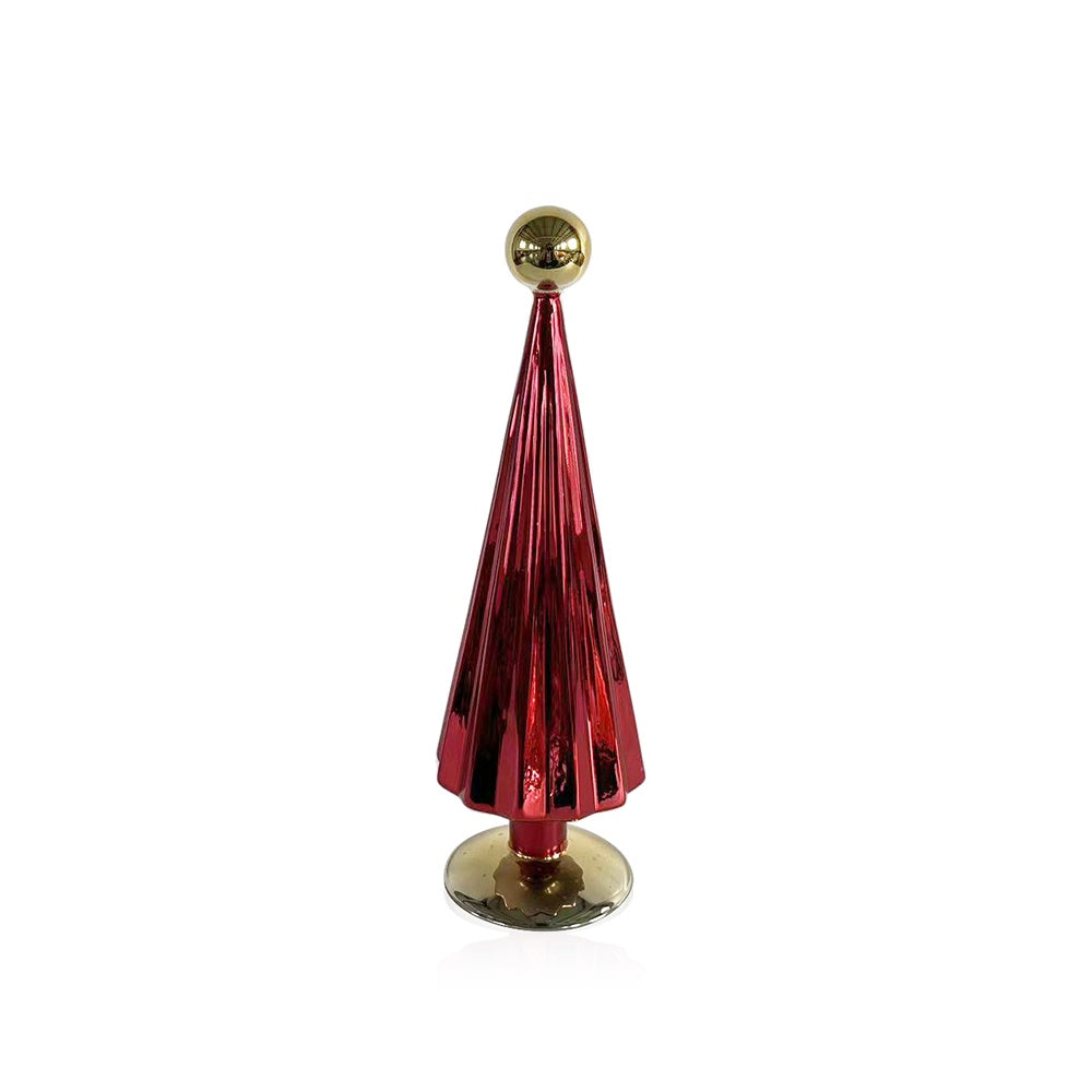 12" Red & Gold Tree