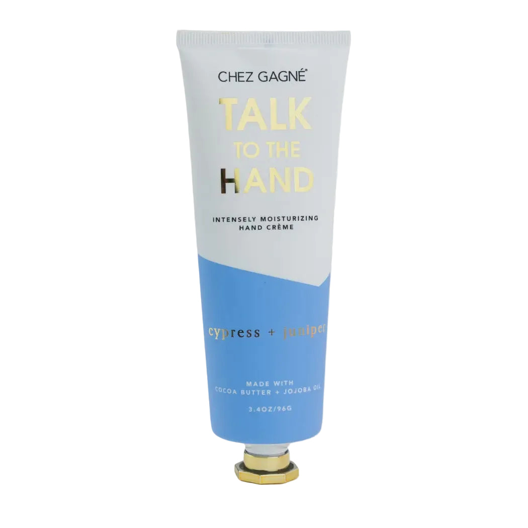 3.4 oz Talk To the Hand - Cypress + Juniper Hand Cream
